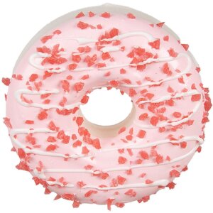 Clayre & Eef 65981 Dekoration Donut Rosa Ø 8x3...