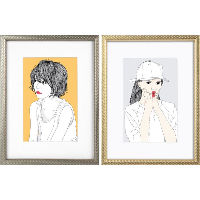 Goldbuch Portraitrahmen CENTELLA Silber Gold 15x20 18x24 cm mit Passepartout