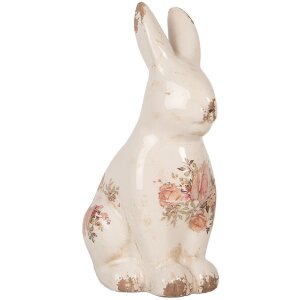 Clayre & Eef 6CE1957M Deko Kaninchen Beige Rosa...