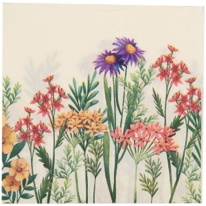 Clayre & Eef 73079 Papierservietten Beige Rosa 33x33...