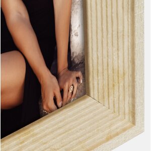 ZEP Fotorahmen Naxos Polystyrol Grau Creme Braun 10x15 bis 20x30 cm