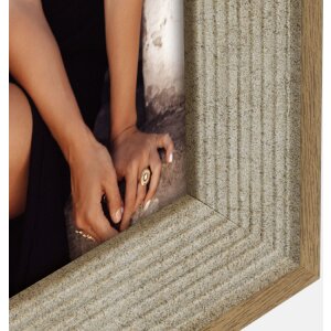 ZEP Fotorahmen Naxos Polystyrol Grau Creme Braun 10x15 bis 20x30 cm