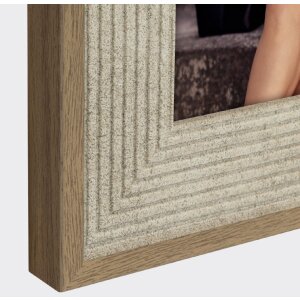 ZEP Fotorahmen Naxos Polystyrol Grau Creme Braun 10x15 bis 20x30 cm