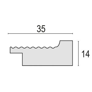 ZEP Fotorahmen Naxos Polystyrol Grau Creme Braun 10x15 bis 20x30 cm