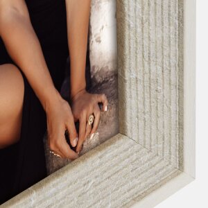 ZEP Fotorahmen Naxos Polystyrol Grau Creme Braun 10x15 bis 20x30 cm