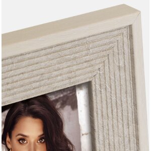 ZEP Fotorahmen Naxos Polystyrol Grau Creme Braun 10x15 bis 20x30 cm
