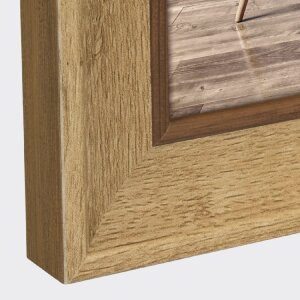 ZEP Bilderrahmen Arles 10x15 cm bis 30x45 cm Polyterol Holzoptik Klarglas
