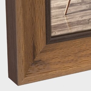 ZEP Bilderrahmen Arles 10x15 cm bis 30x45 cm Polyterol Holzoptik Klarglas