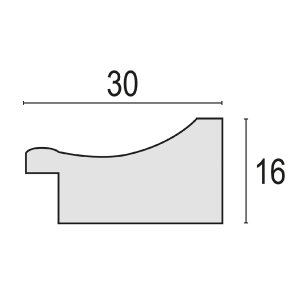 ZEP Bilderrahmen Arles 10x15 cm bis 30x45 cm Polyterol Holzoptik Klarglas