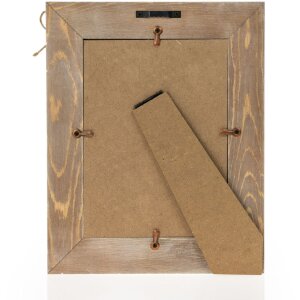 ZEP Holz-Portraitrahmen Lille Braun Weiß 10x15 13x18 15x20 cm Herz-Dekor