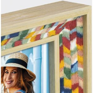 ZEP деревянная фоторамка Bahia ткань вид дерева...