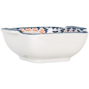 Clayre & Eef 6CEBO0185 Schale Weiß Blau Keramik...