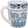 Clayre & Eef 6CEMU0166 Кружка бело-голубая керамическая Boho 300 мл 12x8x10 см