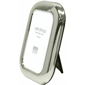 Deknudt S57MT1 Metallrahmen Glänzend Silber Veloursrückwand 10x15 13x18 15x20