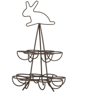 Clayre & Eef 6Y5700 Eierhalter Braun Eisen Ø...