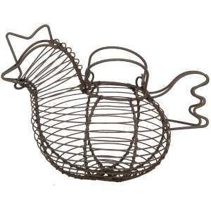 Clayre & Eef 6Y5702 Korb Huhn Landhausstil Braun...