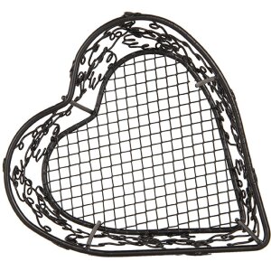 Clayre & Eef Körbe 2er-Set 16x16x5 12x12x5 cm braun Landhausstil Eisen