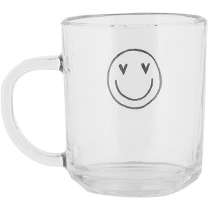 Clayre & Eef BHSGL0014 Teeglas Transparent 11x8x9 cm...