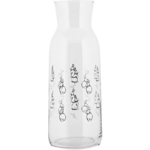 Clayre & Eef BNSGL0001 Karaffe Glas Hasen-Design...