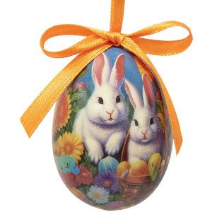 Clayre & Eef 65901 Украшение подвесное Набор яиц 12 Ø 4x5 см в стиле кантри