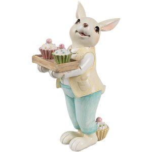 Clayre & Eef 6PR4392 Deko Kaninchen Beige Gelb...