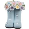 Clayre & Eef 6PR5180 Dekoration Stiefel Blau 10x10x12 cm Landhausstil