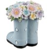 Clayre & Eef 6PR5180 Dekoration Stiefel Blau 10x10x12 cm Landhausstil