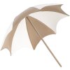 Clayre & Eef 6PR5248 Deko Kaninchen mit Regenschirm Beige Braun 19x16x23 cm