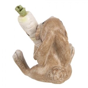 Clayre & Eef 6PR5238 Декоративный кролик бежевый 6x5x7 см полирезин Стиль кантри