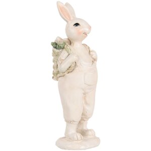 Clayre & Eef 6PR5241 Декоративный кролик бело-зеленый...