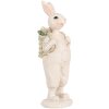 Clayre & Eef 6PR5241 Декоративный кролик бело-зеленый 6x6x17 см Стиль кантри