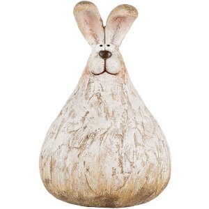 Clayre & Eef 6PR5268 Deko Kaninchen Beige 10x9x14 cm...