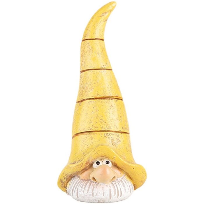 Clayre & Eef 6PR5276 Украшение Фея желтое 4x4x8 см