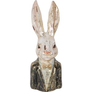 Clayre & Eef 6PR5488 Deko Büste Kaninchen...