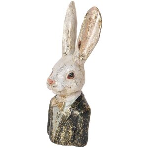 Clayre & Eef 6PR5488 Deko Büste Kaninchen...