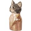 Clayre & Eef 6PR5096 Декоративный бюст Кот коричнево-красный 13x11x23 см