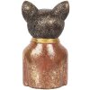 Clayre & Eef 6PR5096 Декоративный бюст Кот коричнево-красный 13x11x23 см