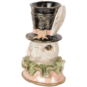 Clayre & Eef 6PR5133 Декоративный кролик бежево-золотистого цвета 18x15x29 см