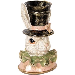 Clayre & Eef 6PR5133 Декоративный кролик бежево-золотистого цвета 18x15x29 см