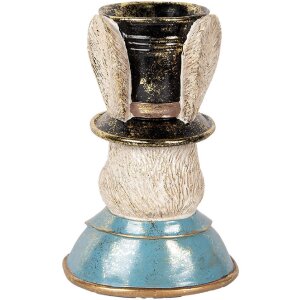 Clayre & Eef 6PR5135 Декоративный кролик синий зеленый 19x15x29 см