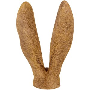 Clayre & Eef 6PR5115 Deko Kaninchenohren Braun Rosa 22x16x34 cm