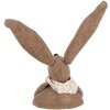 Clayre & Eef TW0617 Dekoration Kaninchen Braun 20x17x41 cm Landhausstil