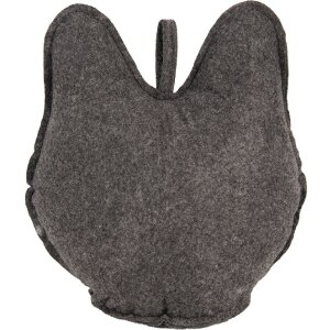 Clayre & Eef TW0619 Dekoration Katze Grau 20x14x22 cm