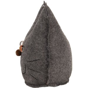 Clayre & Eef TW0619 Dekoration Katze Grau 20x14x22 cm