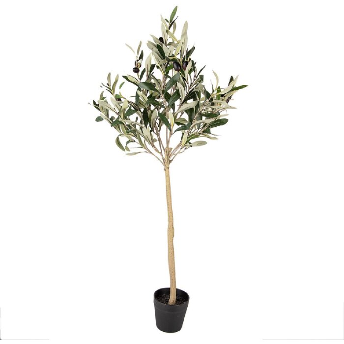 Clayre & Eef 5PL0149 Декоративное дерево зеленое 20x20x90 см пластик