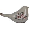 Clayre & Eef 6CE1969M Dekoration Vogel Grau Rosa 21x9x11 cm