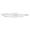 Clayre & Eef 6CEBO0199S Schale Fisch Keramik Weiß 36x18x4 cm 375 ml