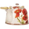 Clayre & Eef 6CETE0171 Заварочный чайник Маки Керамика 800 мл Ретро Винтаж