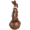 Clayre & Eef 6PR5204 Dekoration Kaninchen auf Ei Braun Rosa 12x10x25 cm