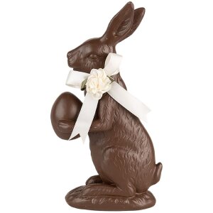 Clayre & Eef 6PR5205 Deko Kaninchen mit Ei 11x5x20 cm...